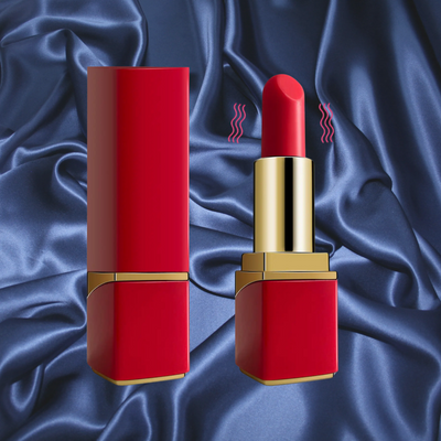 Multi Frequency Vibrating Lipstick in Red